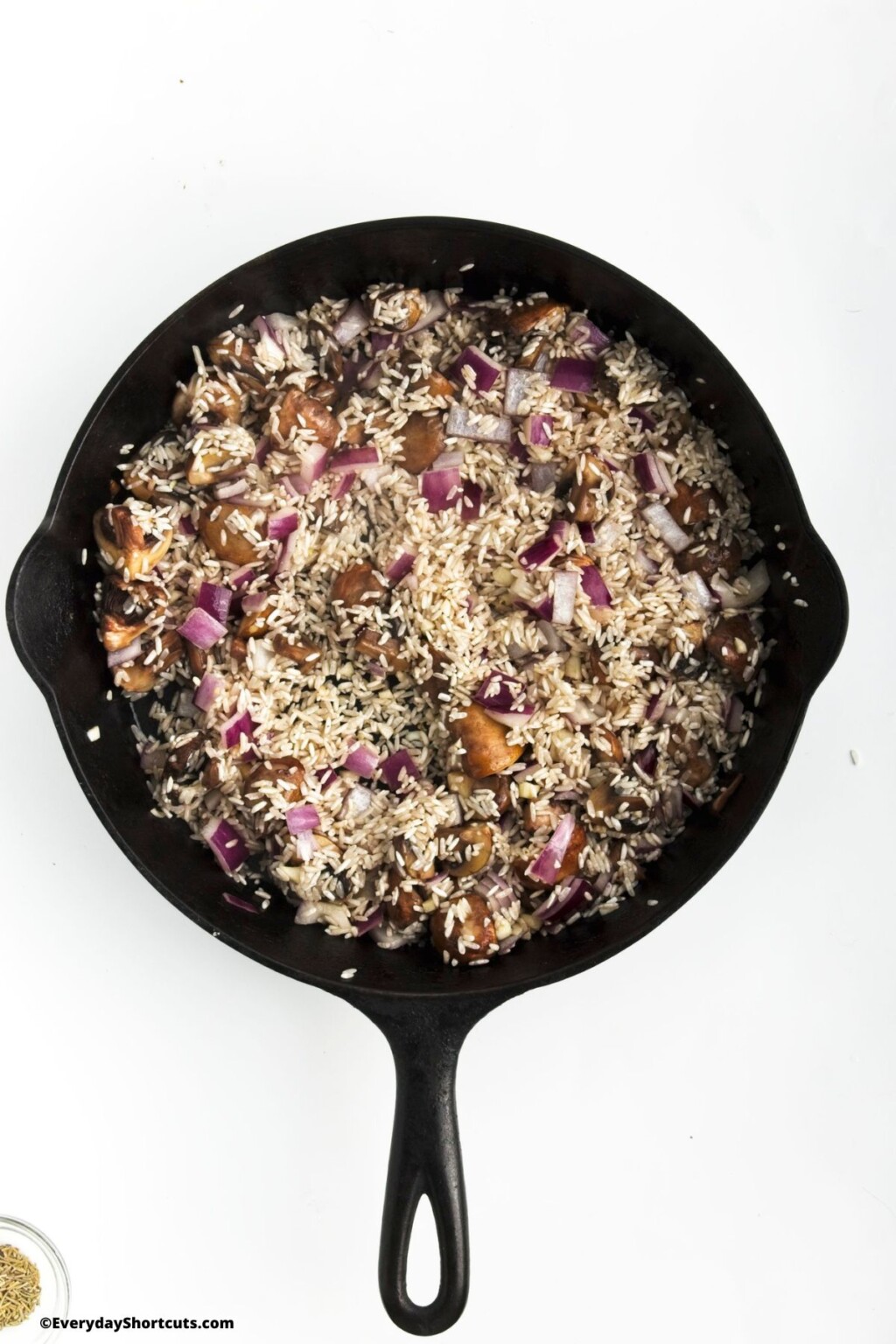 Mushroom Rice - Everyday Shortcuts