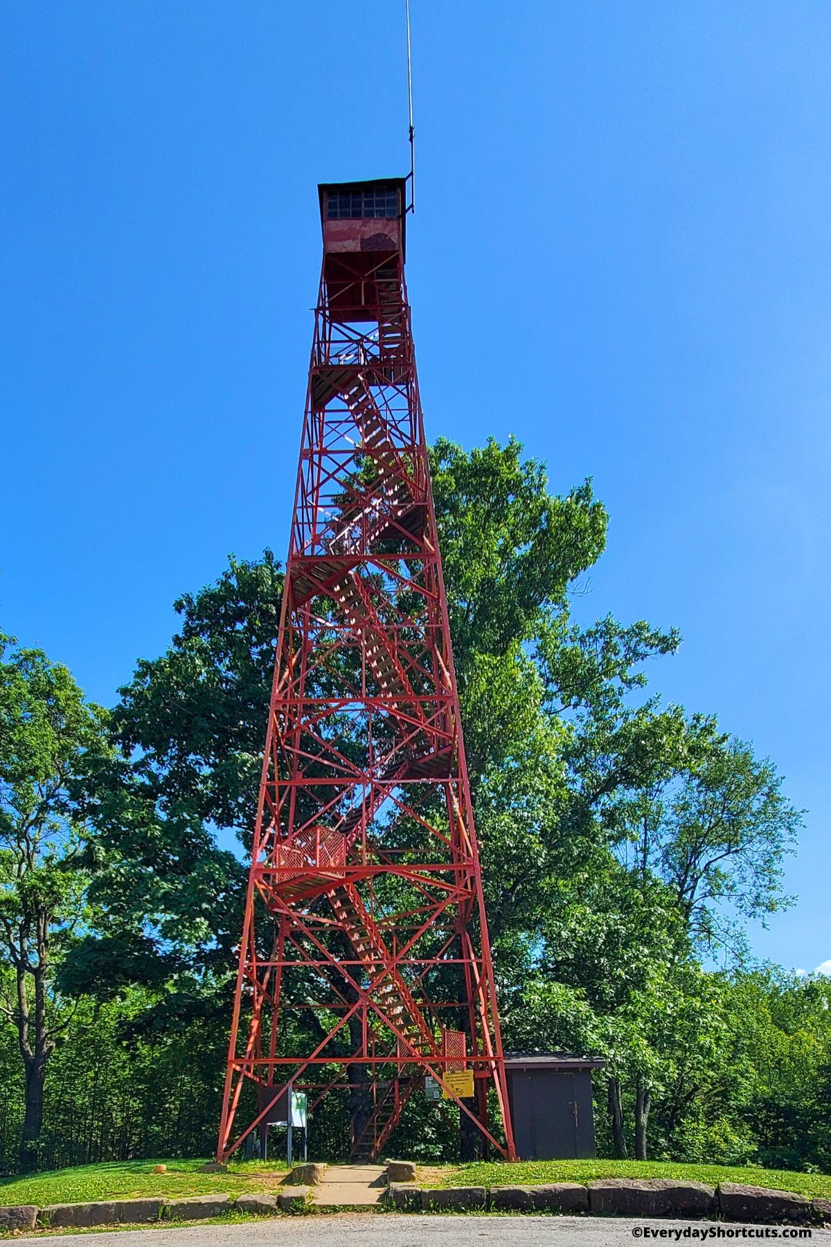fire tower at Mohican State Park