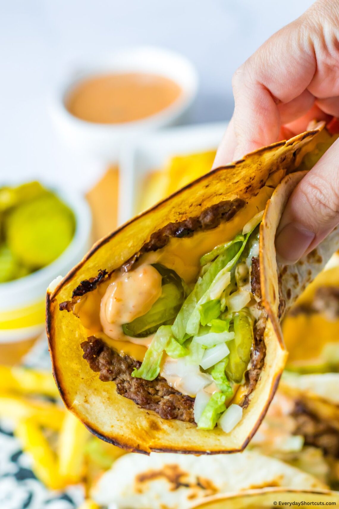 Big Mac Smash Tacos - Everyday Shortcuts