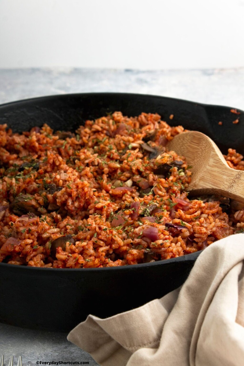 Mushroom Rice - Everyday Shortcuts