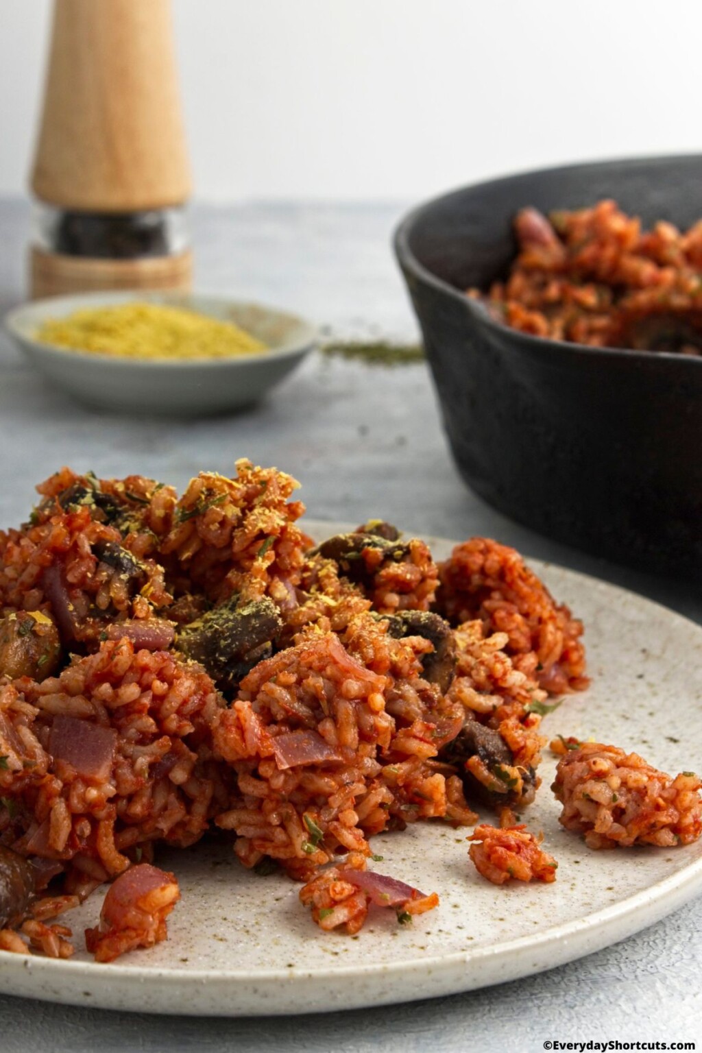 Mushroom Rice - Everyday Shortcuts