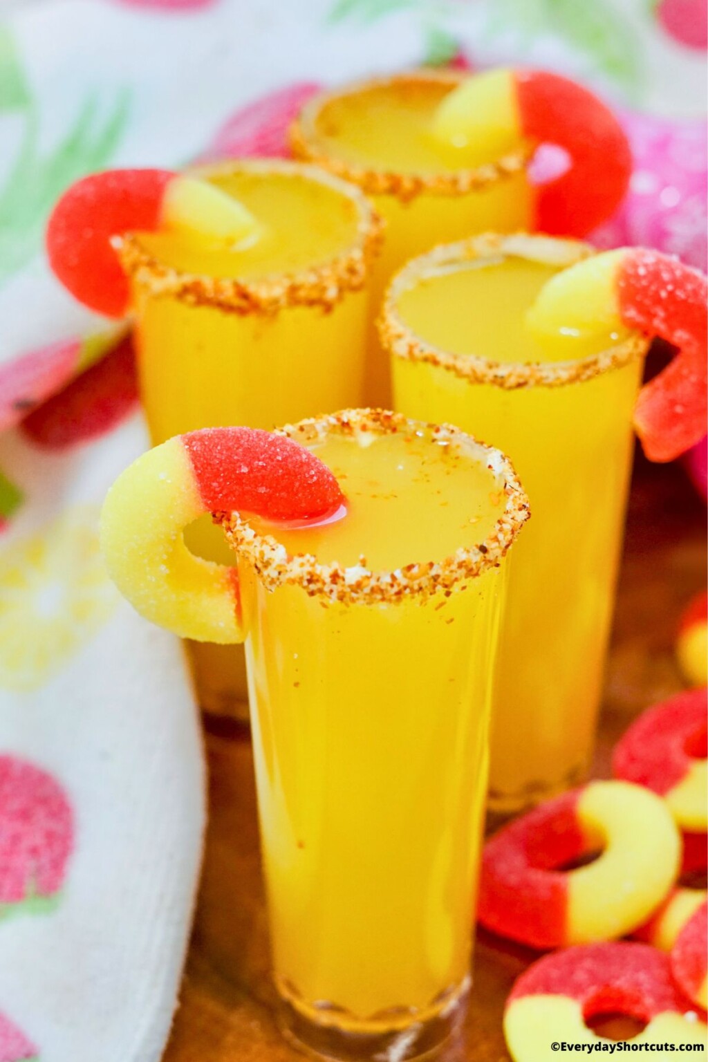 Peach Margarita Shots Everyday Shortcuts