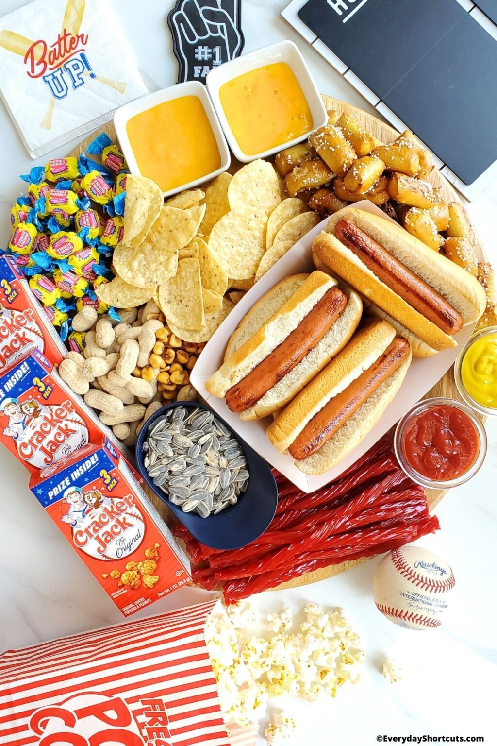 Baseball Snack Board Inspired by The Hill Movie Everyday Shortcuts