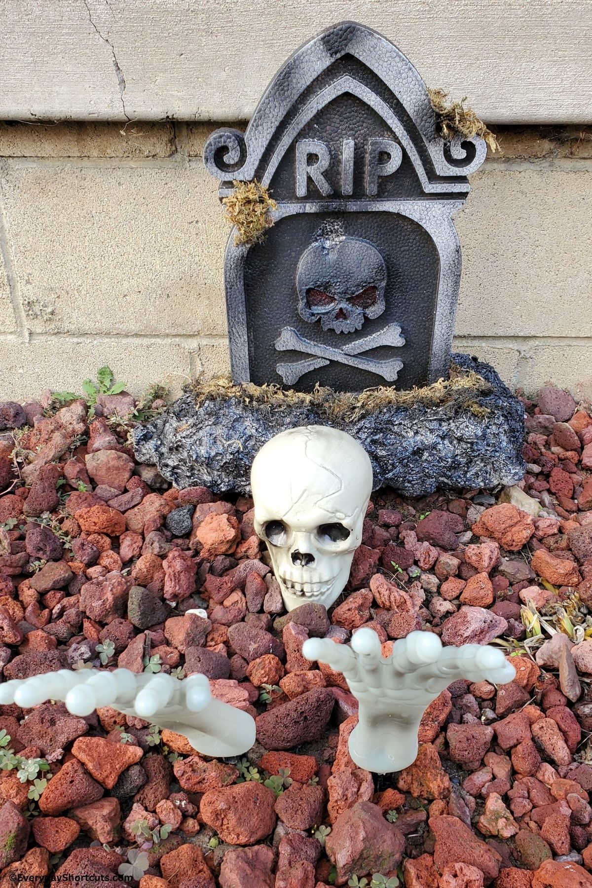 dollar tree tombstone upgrade