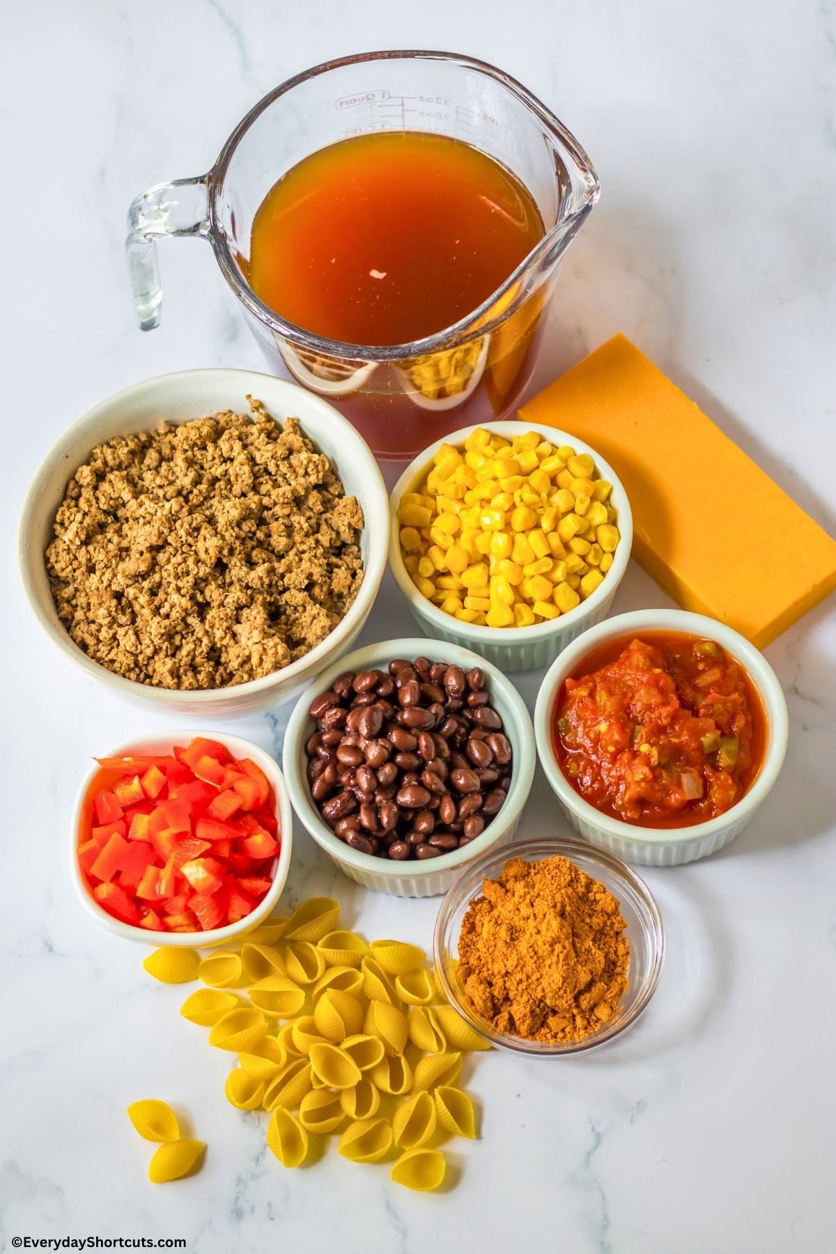 taco pasta ingredients