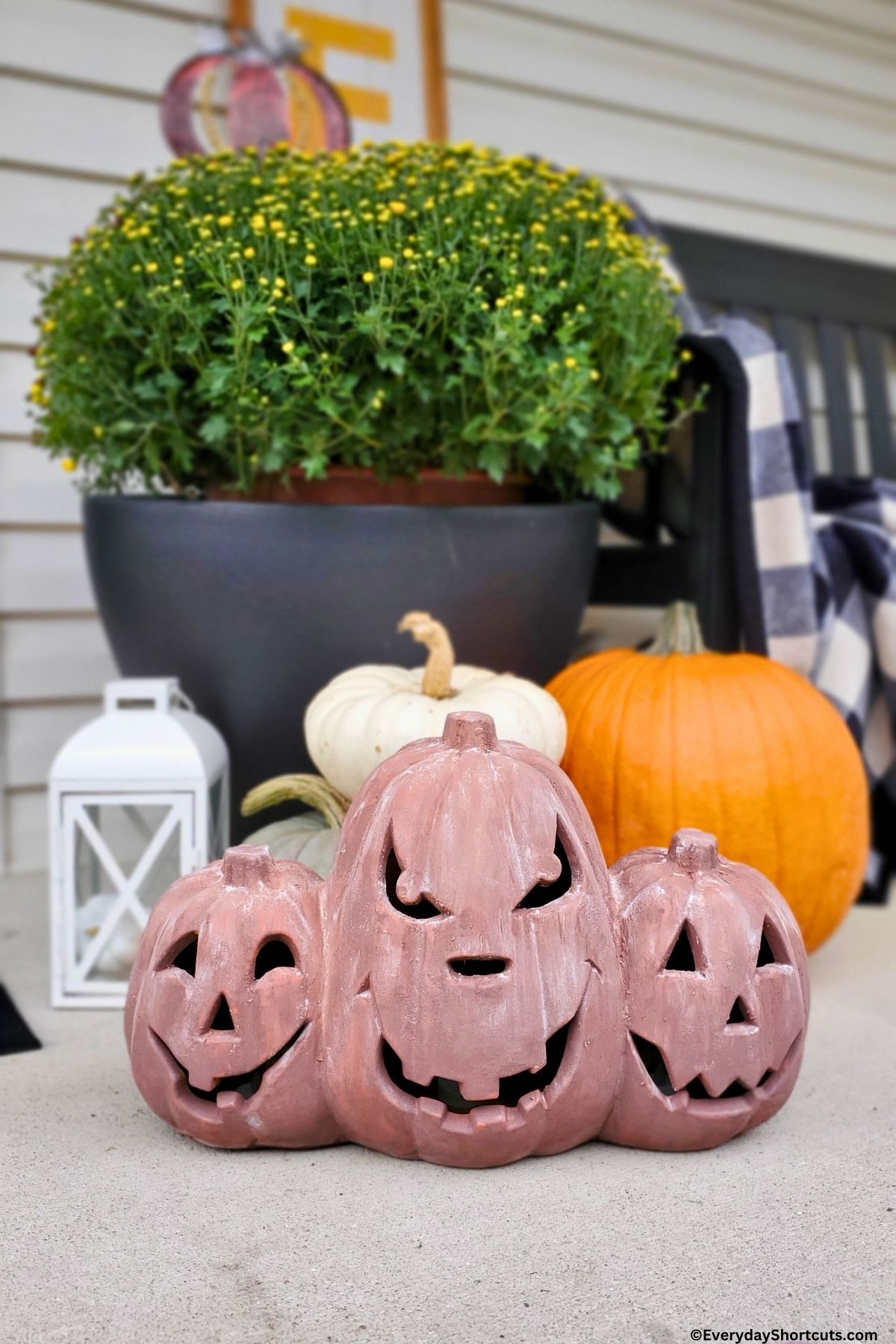 Terra Cotta Pots Pumpkin Candy Dishes