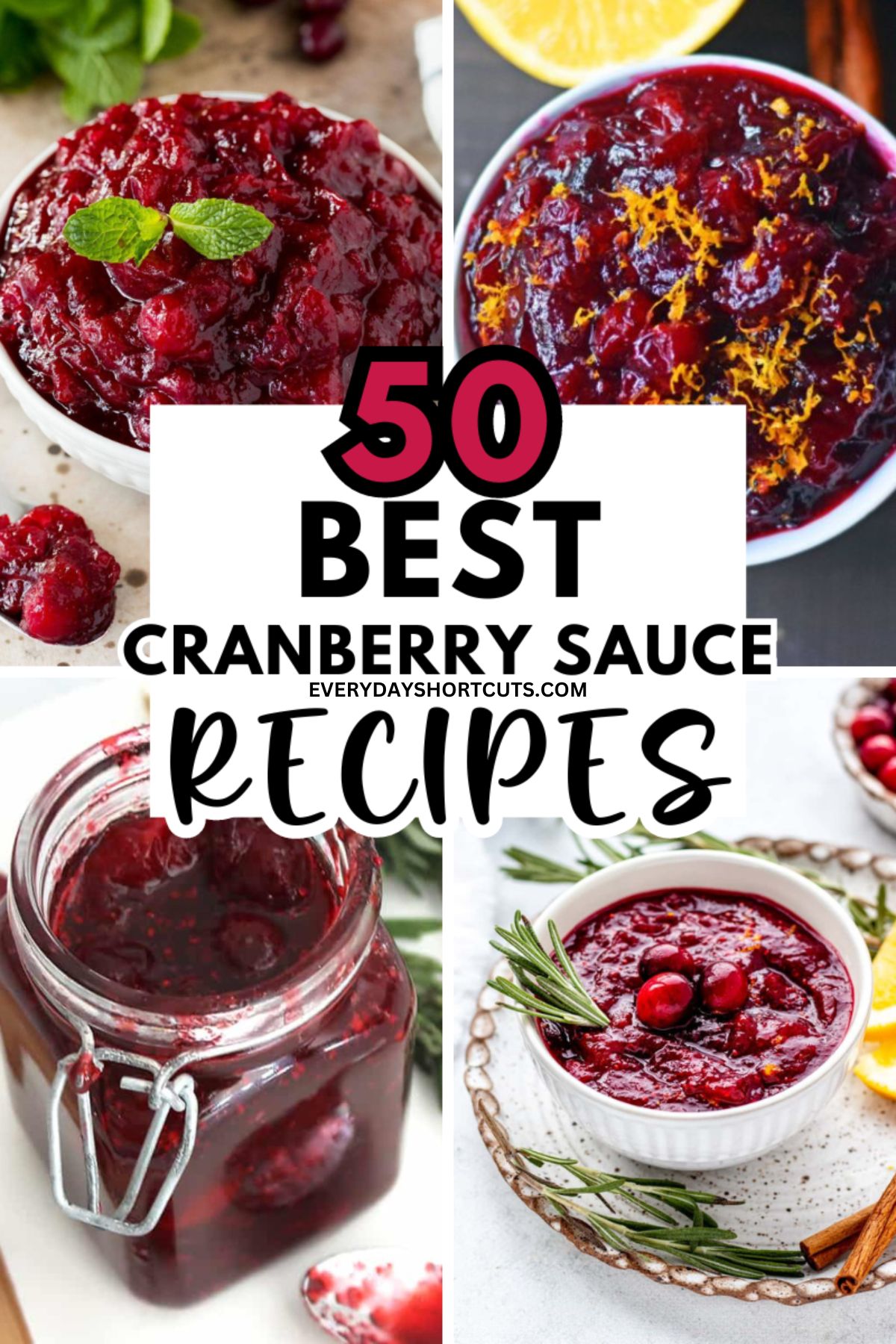 best cranberry sauce recipes collage