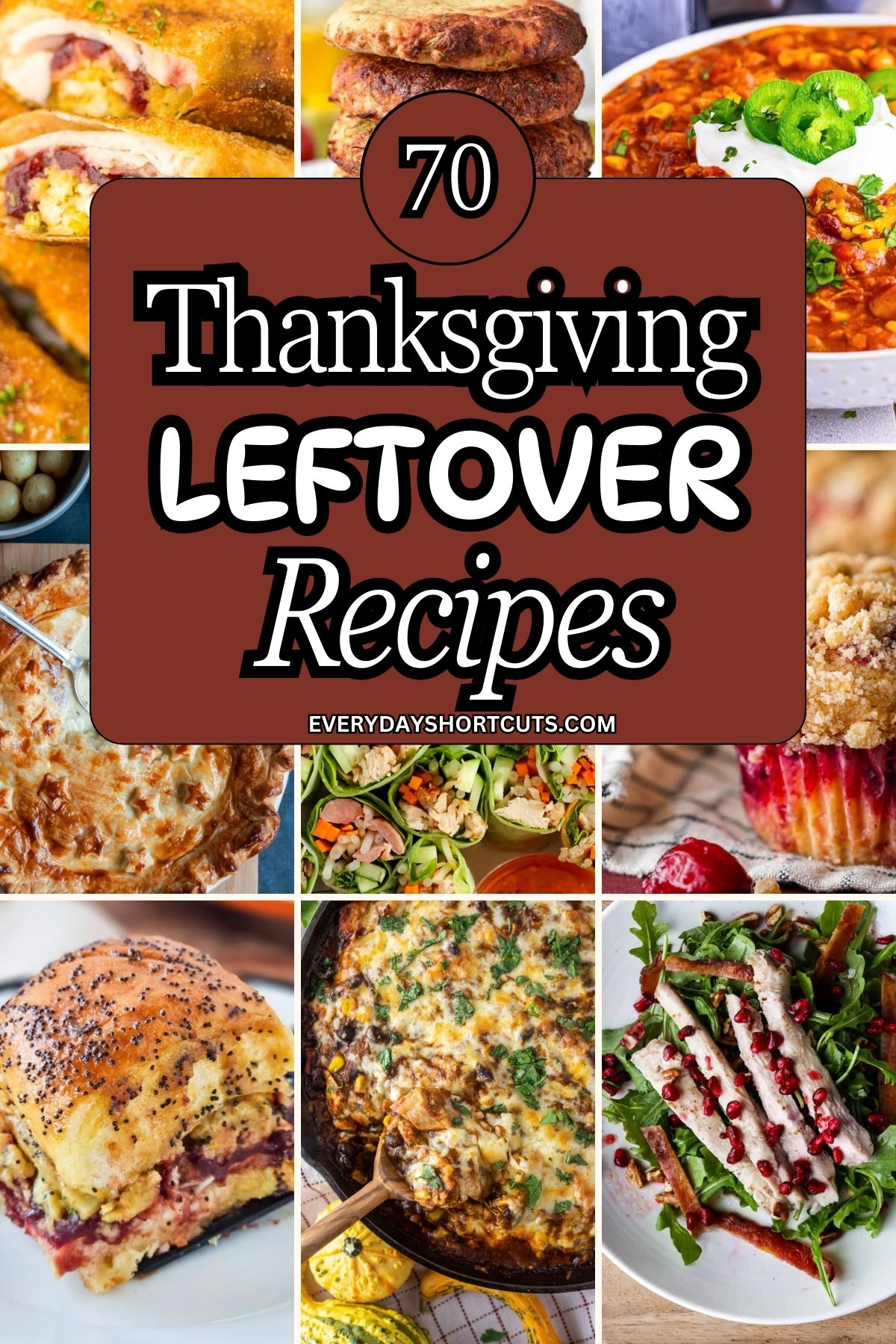 roundup of Thanksgiving leftover recipes