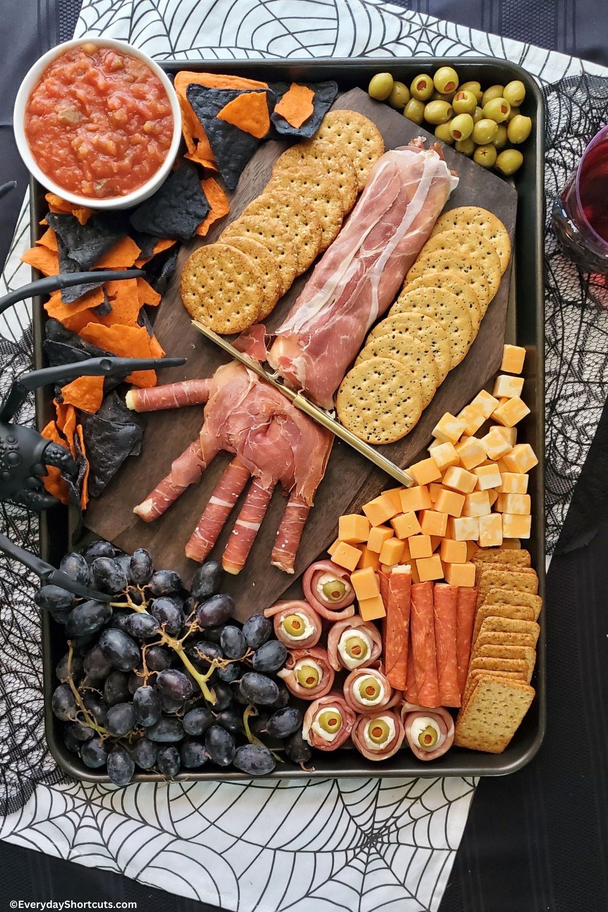 Halloween charcuterie board