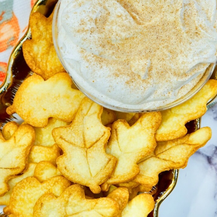 Pie Crust Chips with Cinnamon Dip Everyday Shortcuts