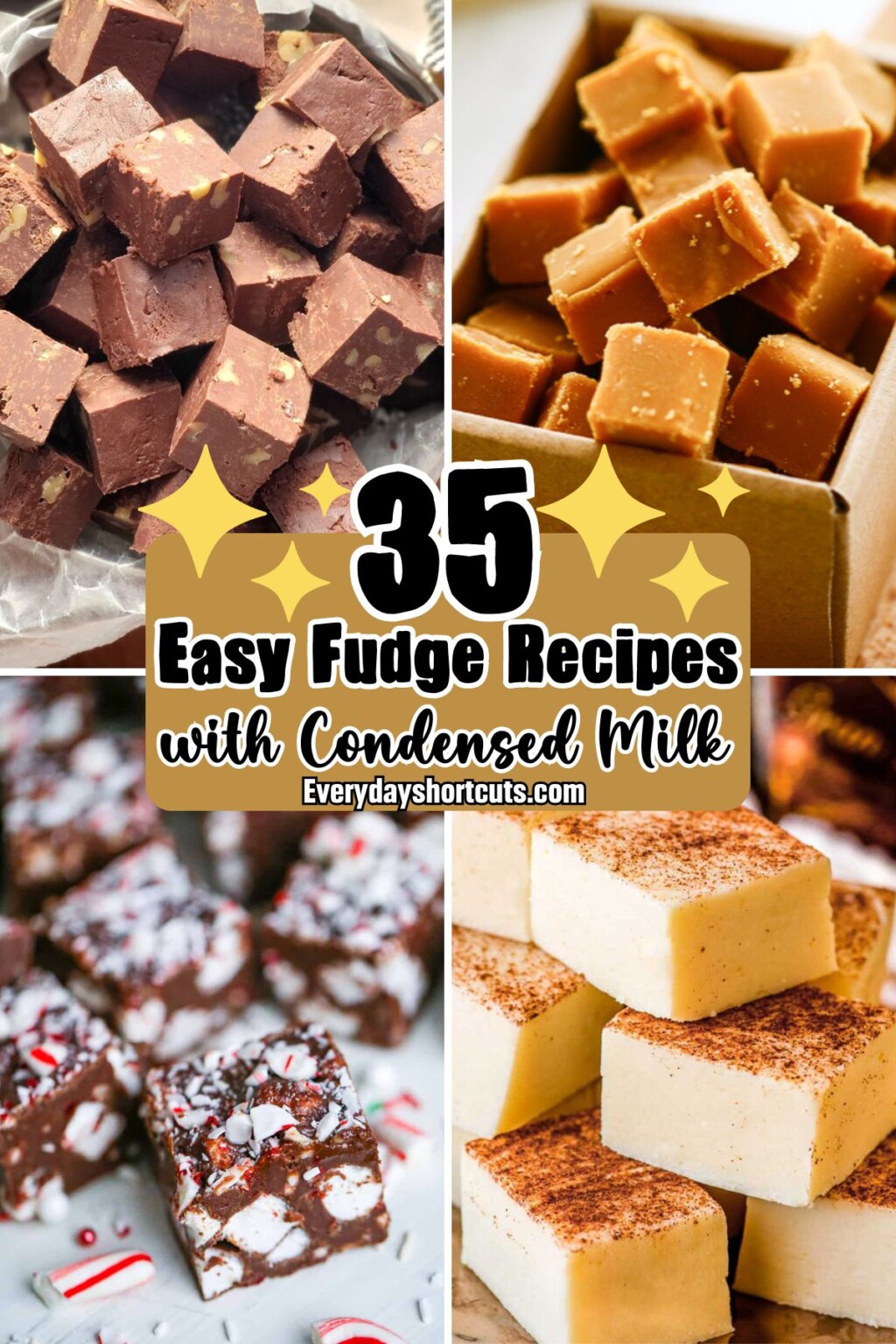 35 Easy Fudge Recipes with Condensed Milk - Everyday Shortcuts