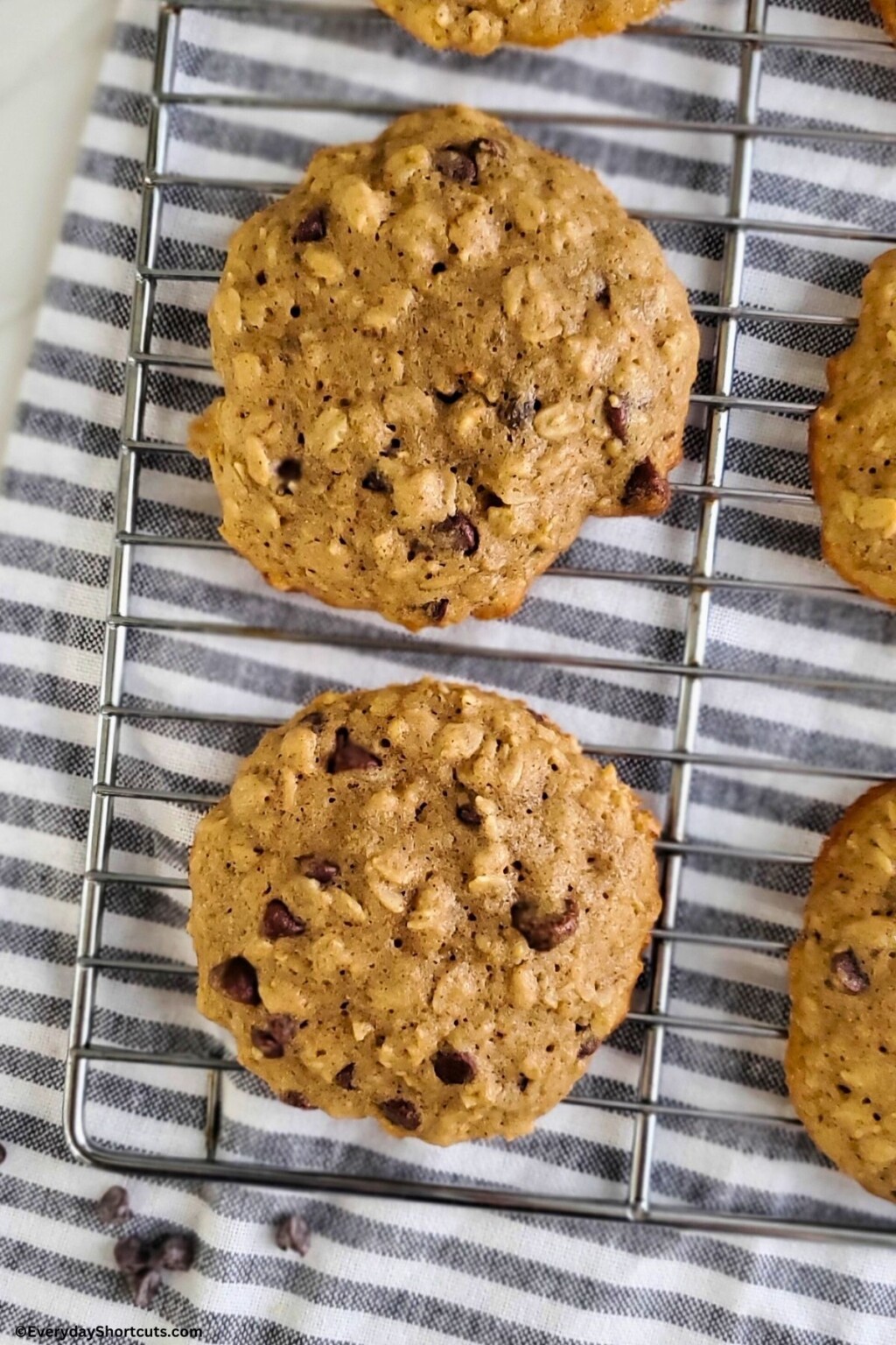 Banana Oatmeal Chocolate Chip Cookies Everyday Shortcuts
