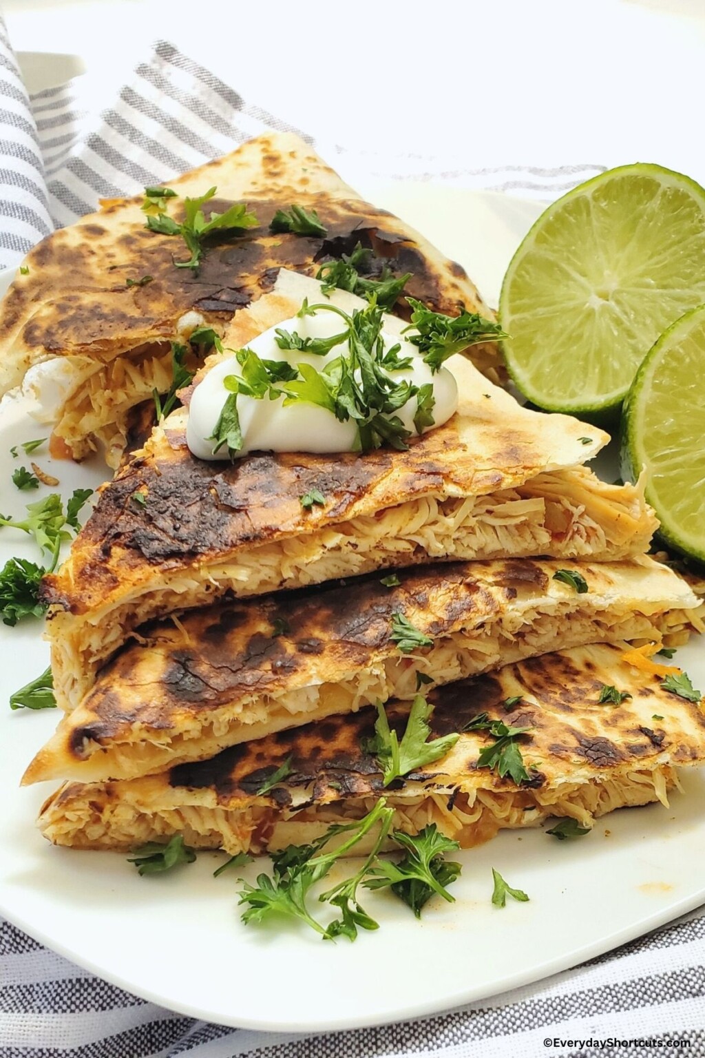 Slow Cooker Chicken Quesadillas Everyday Shortcuts