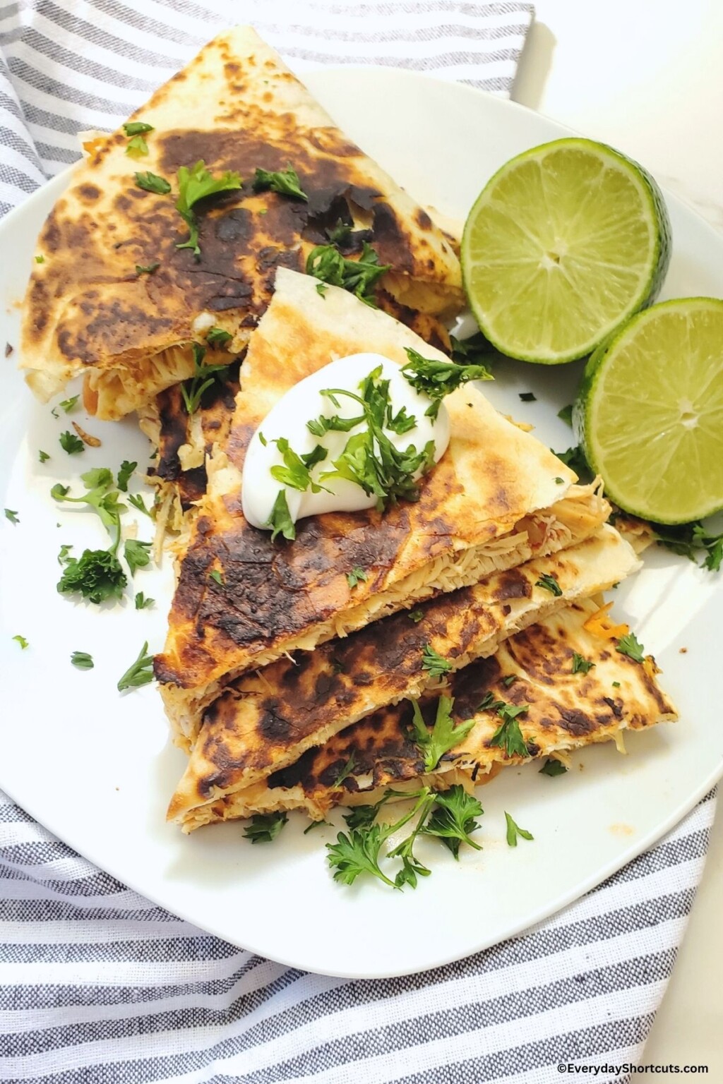 Slow Cooker Chicken Quesadillas Everyday Shortcuts