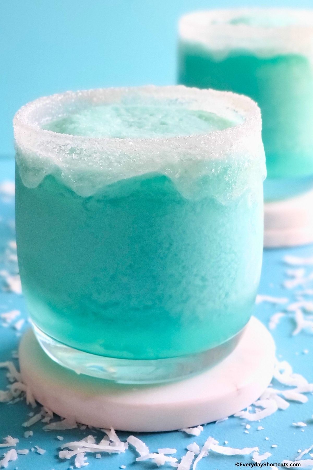 jack frost cocktail in a glass