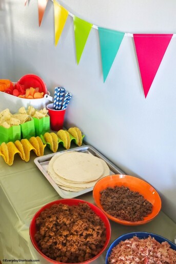 DIY Taco Bar Party - Everyday Shortcuts