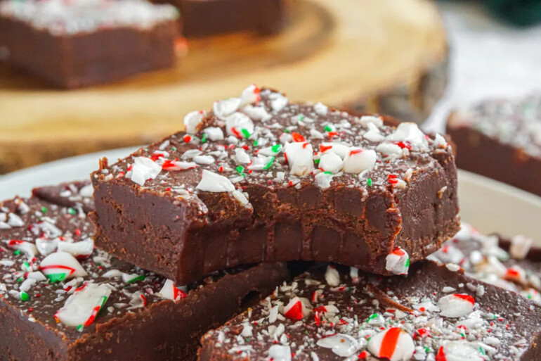 35 Easy Fudge Recipes With Condensed Milk Everyday Shortcuts   Peppermint Fudge 770x513 