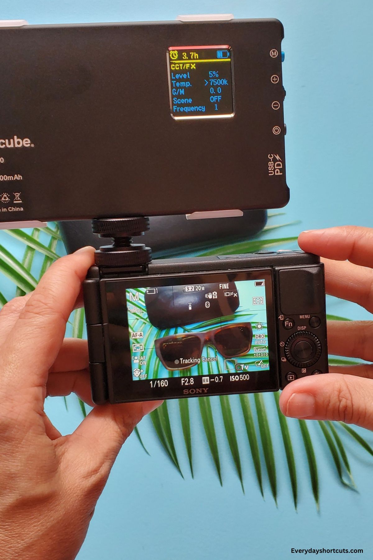 Sony vlogging camera for travel