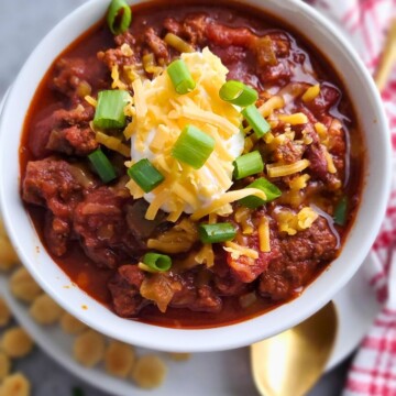 Hearty Slow Cooker Chili - Everyday Shortcuts
