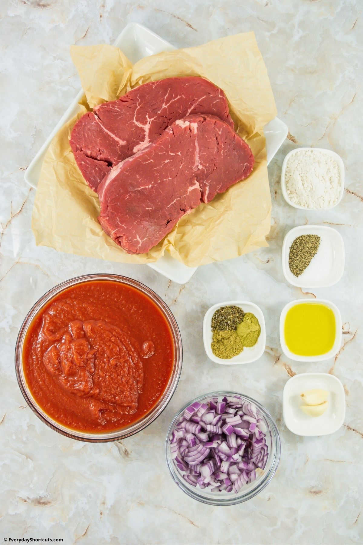 ingredients for swiss steak