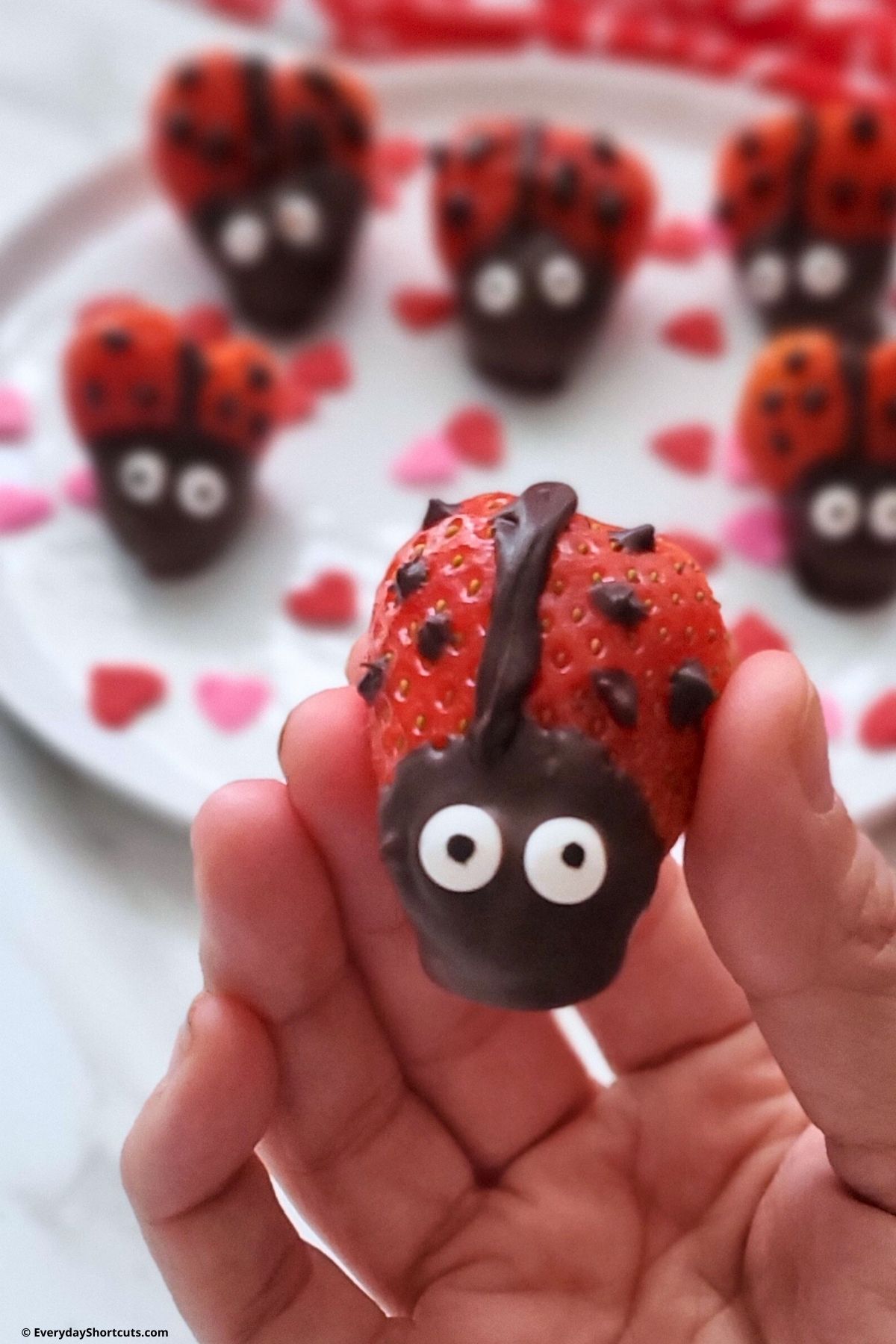 ladybug strawberries