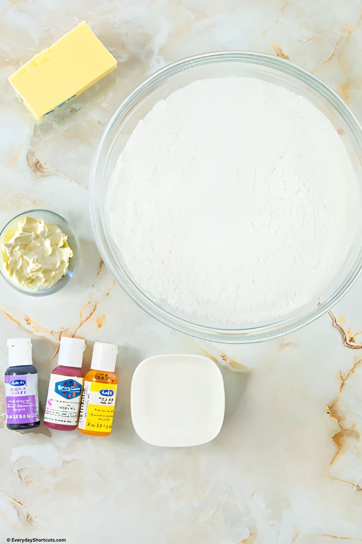 ingredients for cream cheese mints