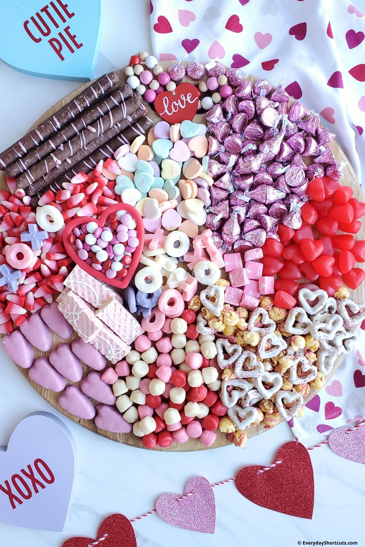 valentines day candy board