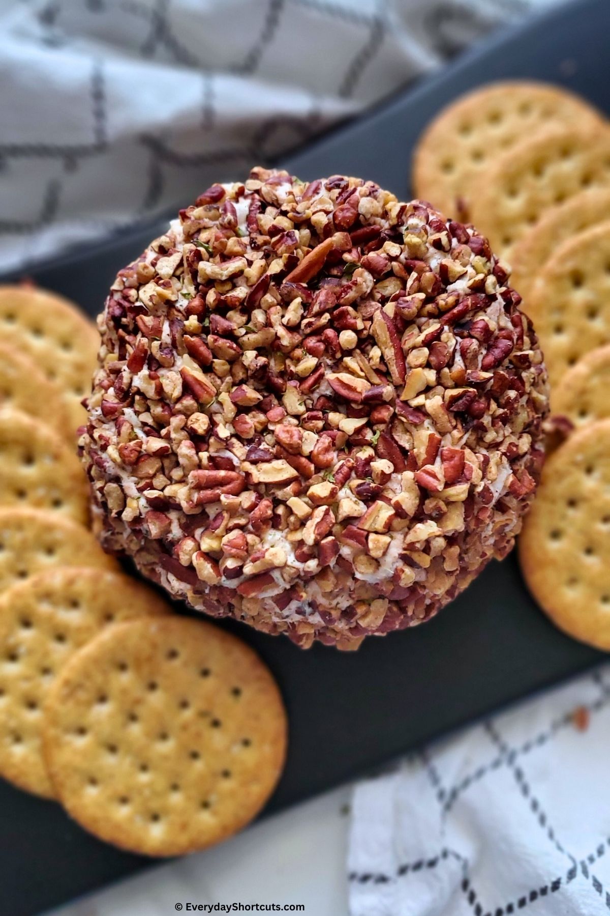 cheese ball with pecans