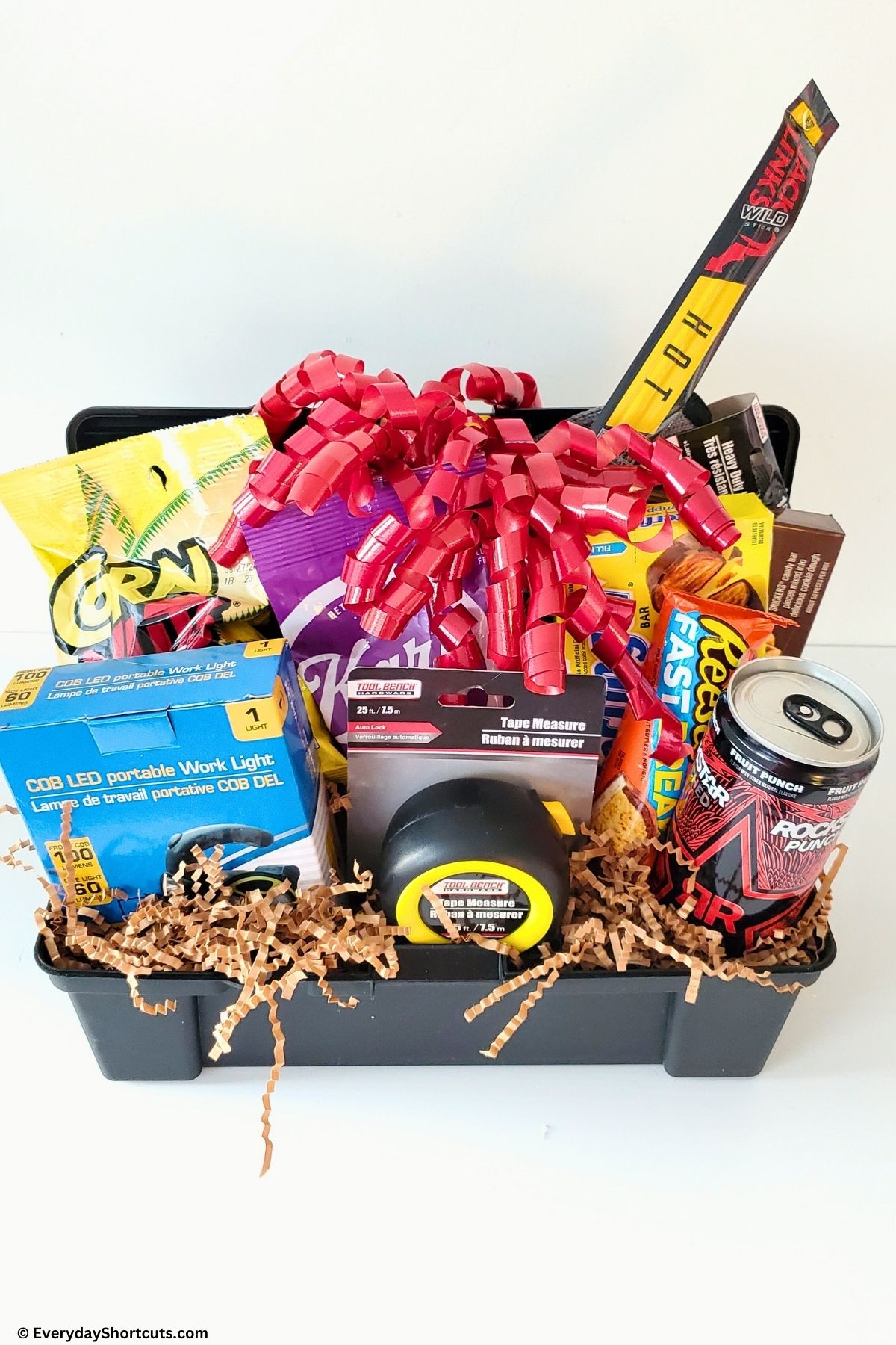 Father's Day Toolbox Gift Basket - Everyday Shortcuts