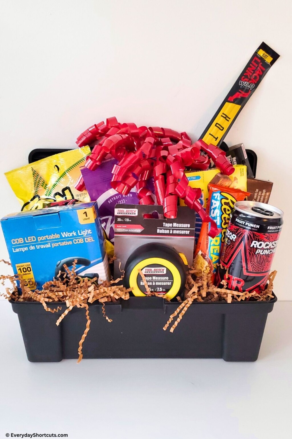 Father's Day Toolbox Gift Basket - Everyday Shortcuts