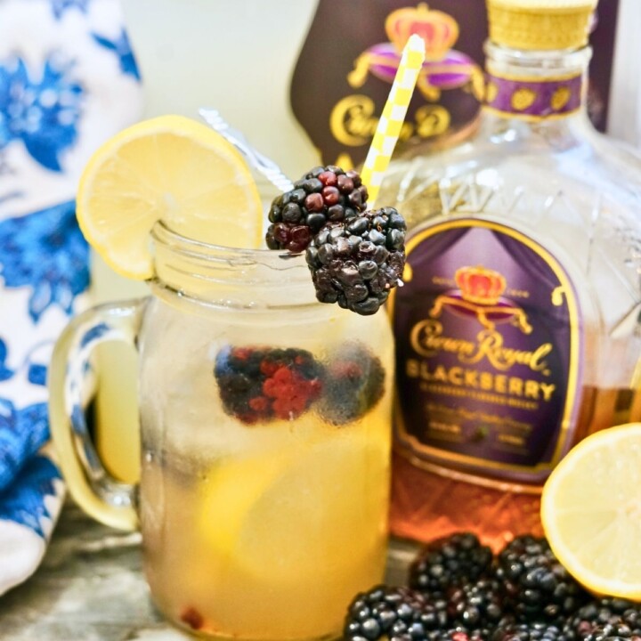 Crown Royal Blackberry Lemonade Cocktail - Everyday Shortcuts