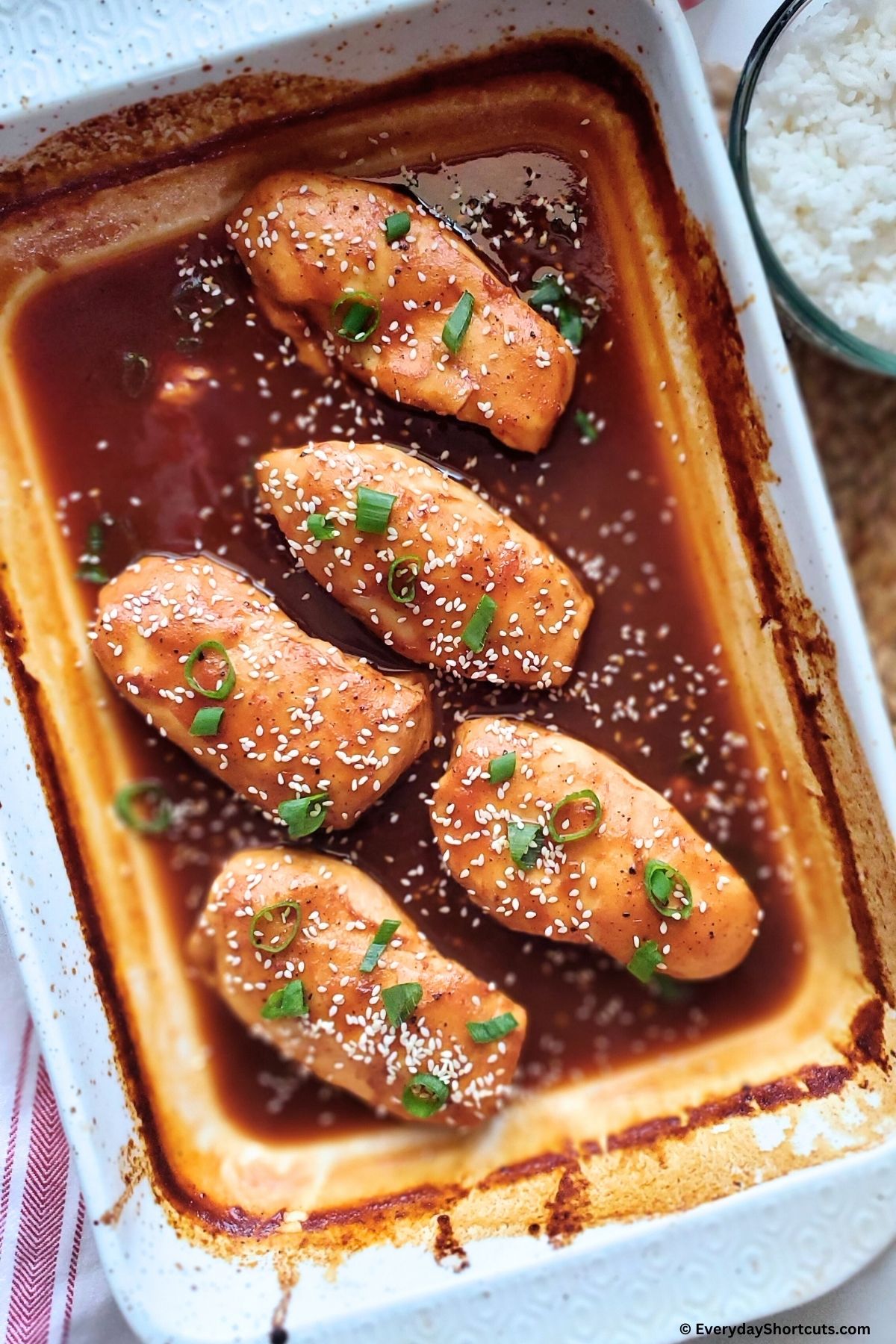 barbeque coca cola chicken in a pan