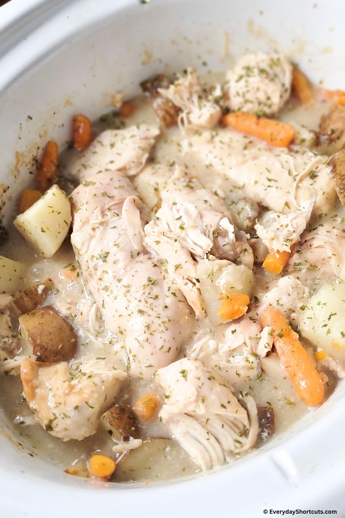 slow cooker ranch chicken and potatoes
