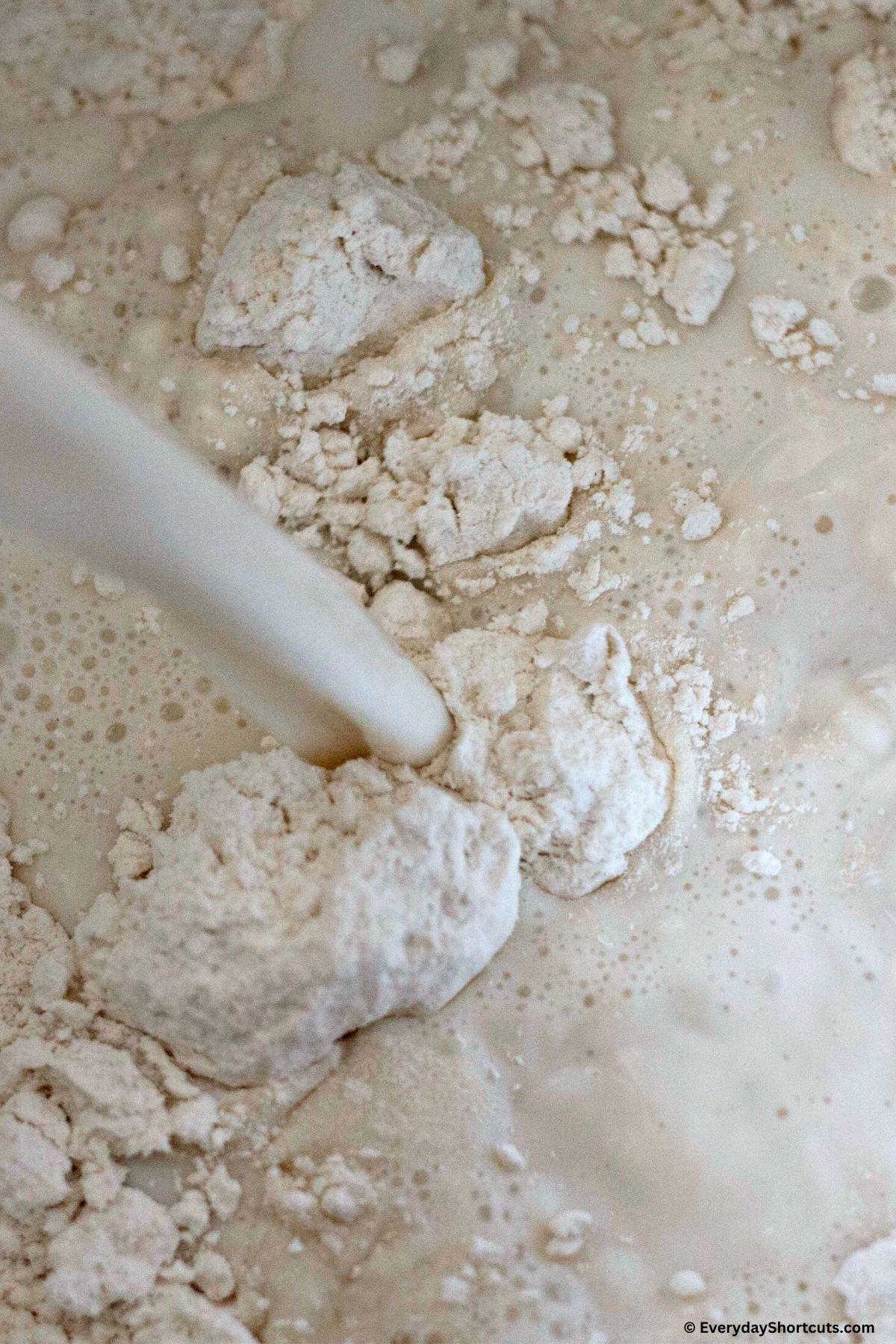 muffins yeast mixture