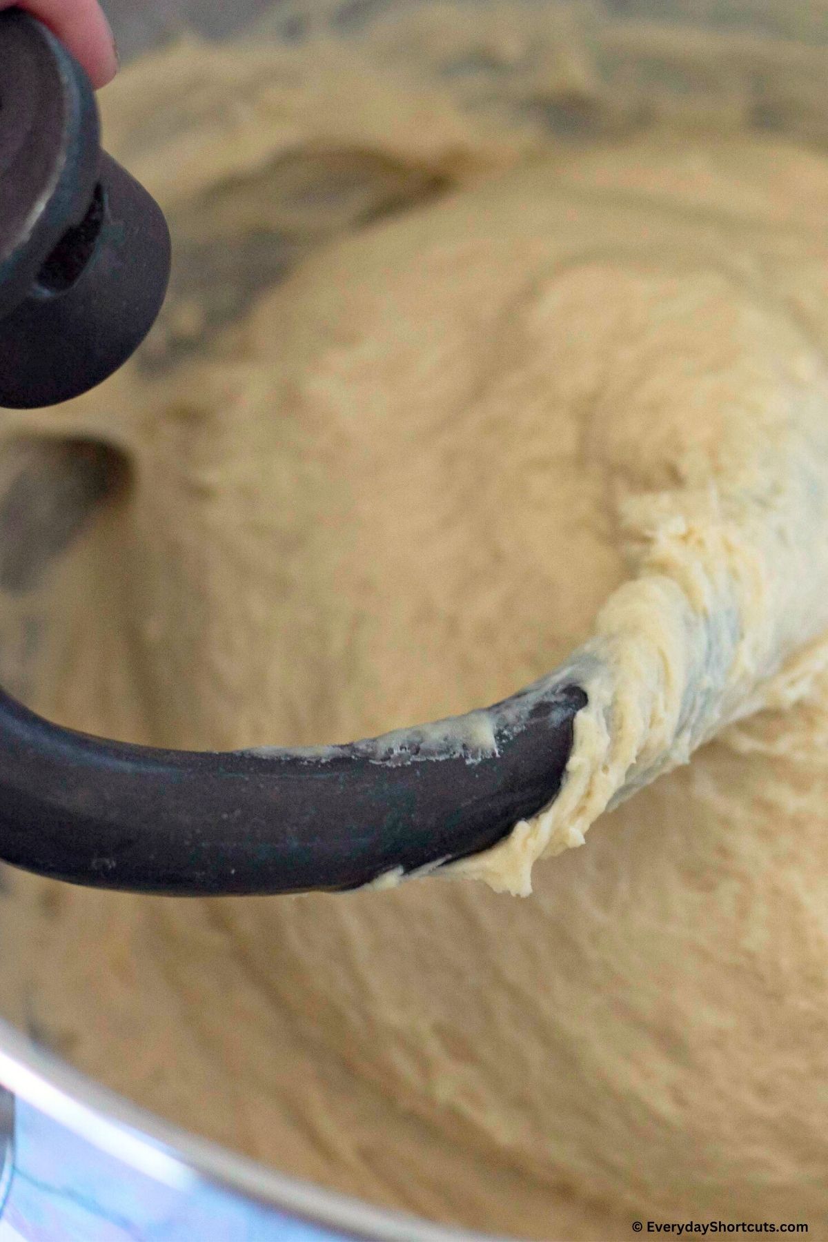 kneading dough with dough hook