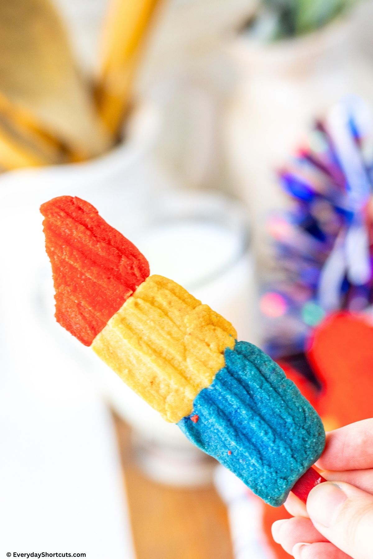 red white and blue sugar cookies