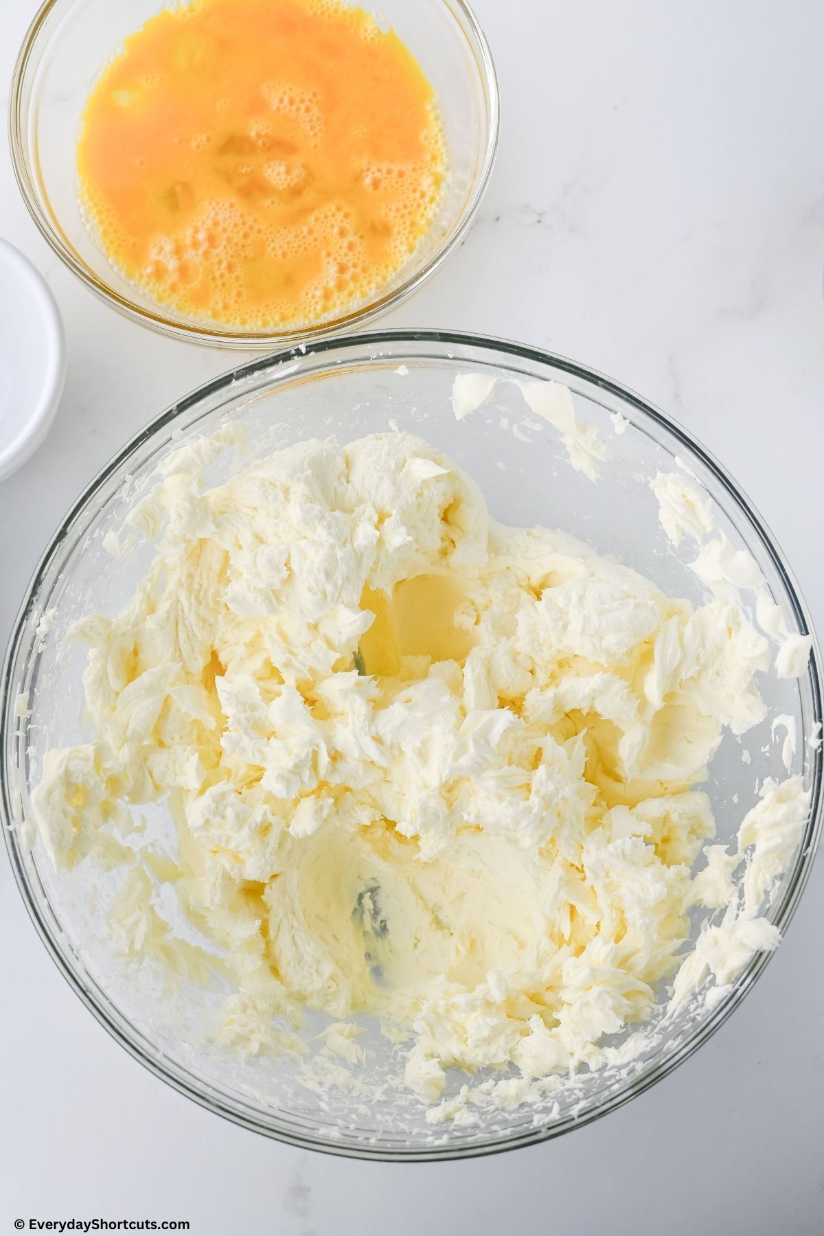 cheesecake filling in a bowl