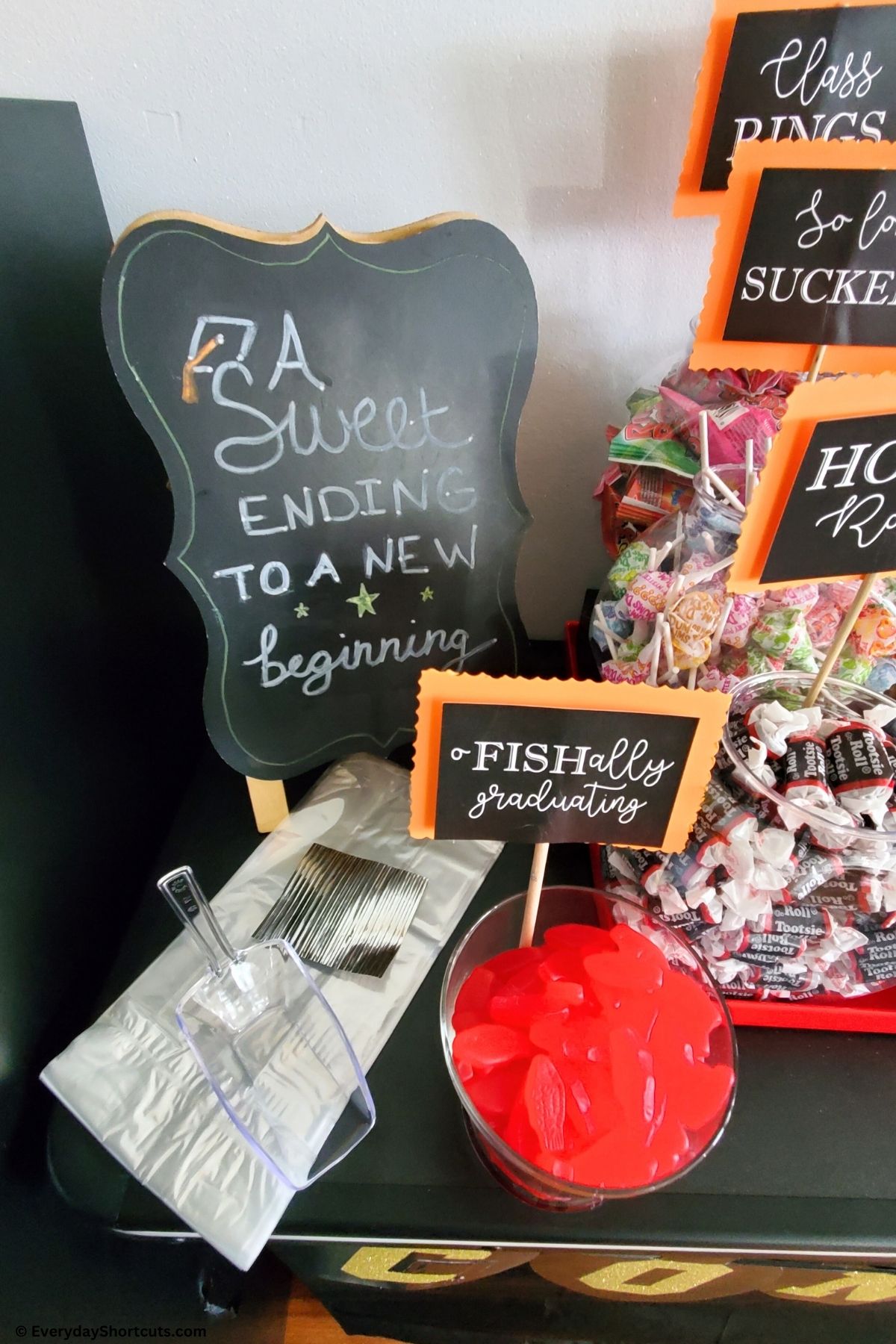 graduation sweet ending sign
