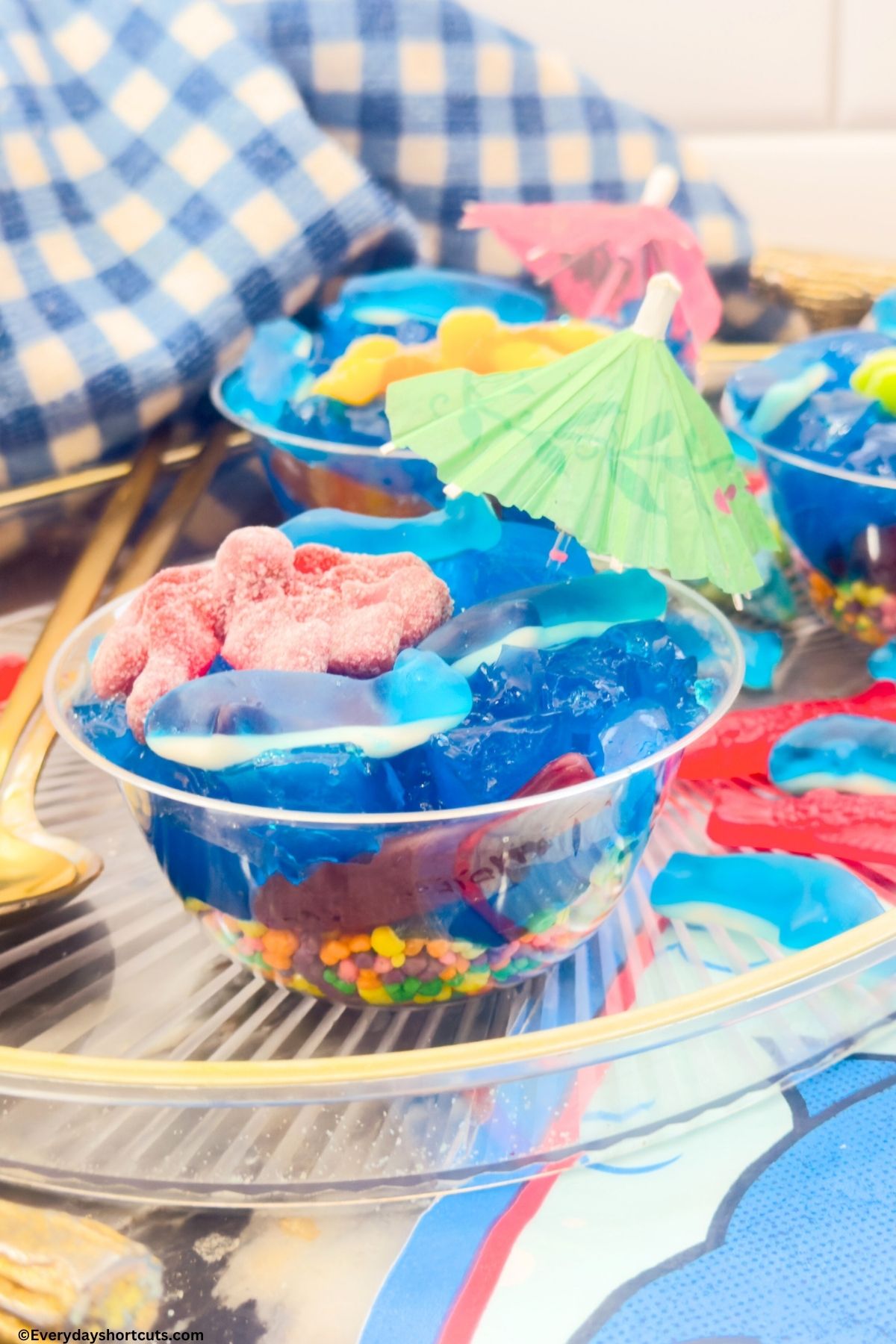 ocean gelatin cups