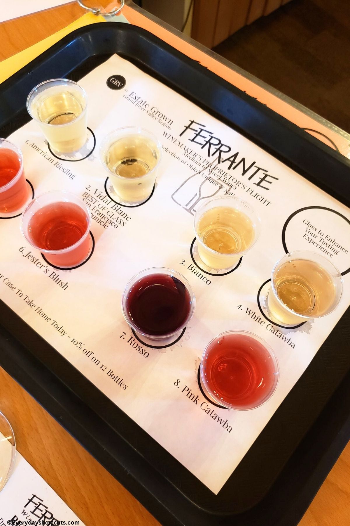 Ferrante Wine Flight