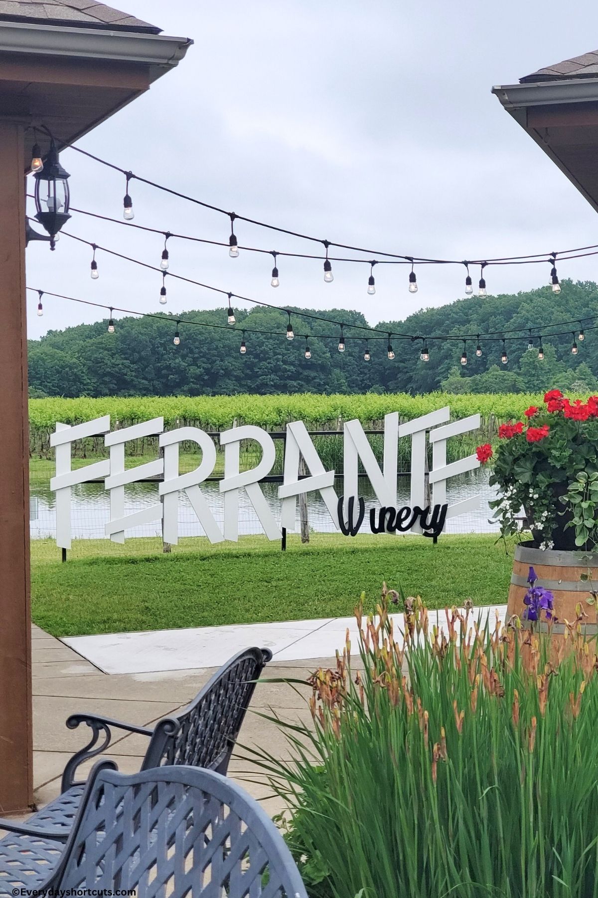 Ferrante Winery sign outdoors