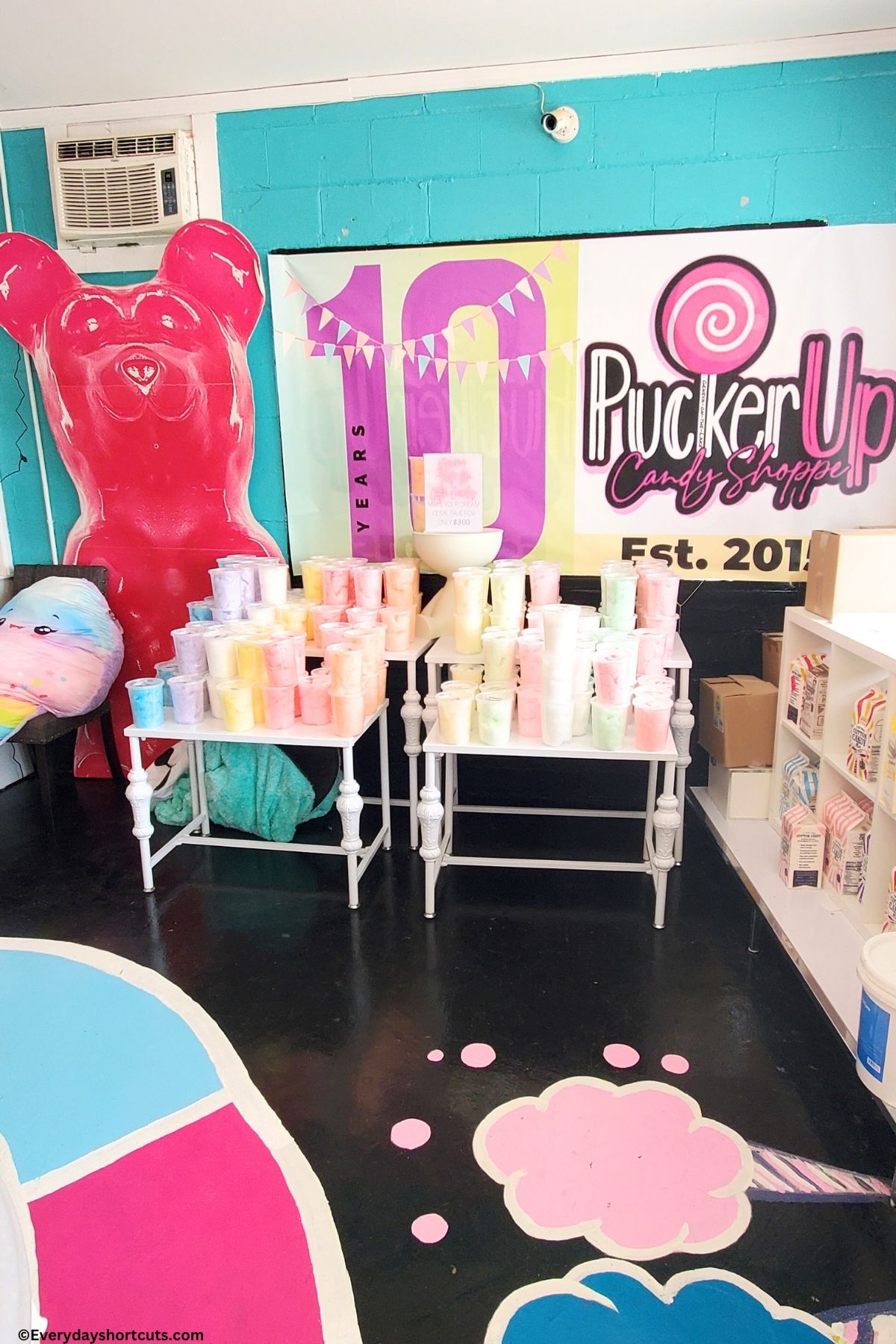 inside Pucker Up Candy Shoppe