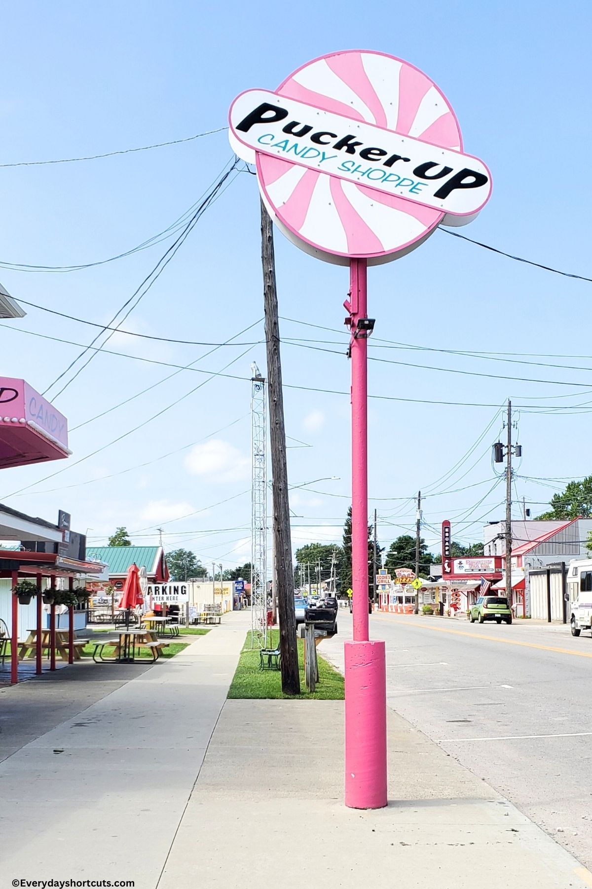 Pucker Up Candy Shoppe sign
