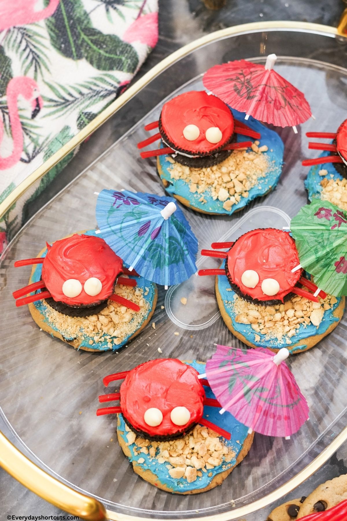 crabs on the beach cookies