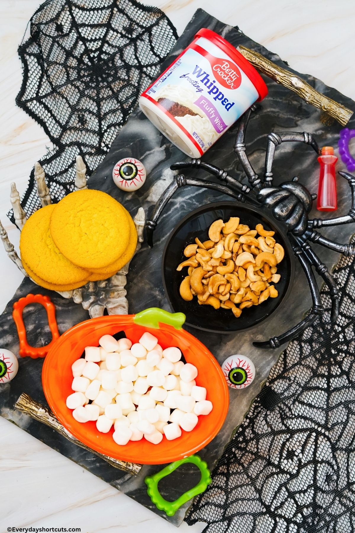 ingredients for vampire teeth cookies