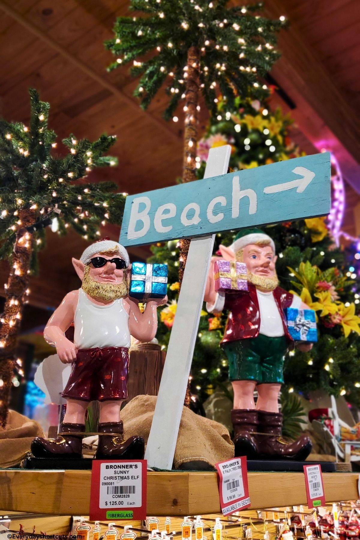 Beach Christmas decorations