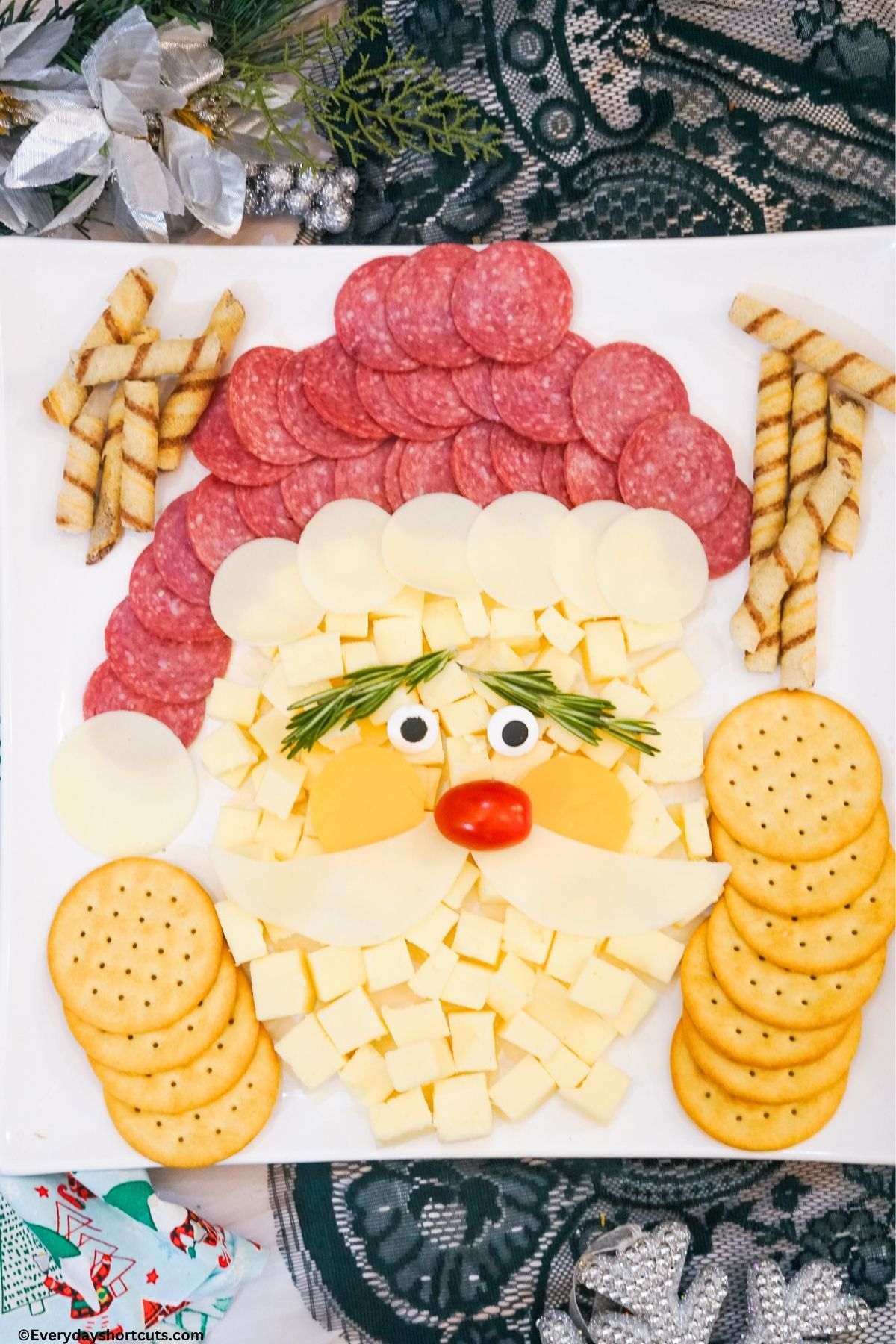 Santa charcuterie board